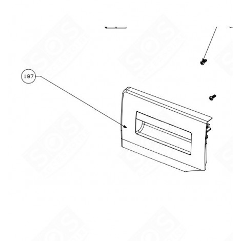 DISPENSER DRAWER FRONT WASHING MACHINES - 1912504155