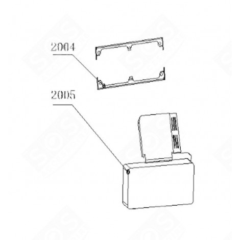 PRODUCT BOX (REFERENCE 2005) DISHWASHER - 15996