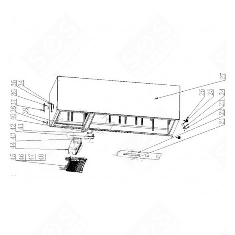 DEFROSTING TANK (MARK 44) REFRIGERATOR, FREEZER - 132C66