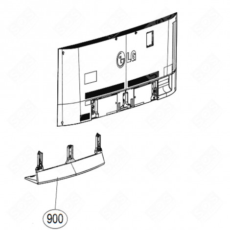 FOOT MARK 900 TELEVISIONS / TVS - AAN75329404, AAN75329302