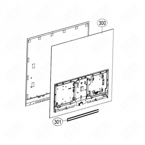 FOOT JOINT REFERENCE 301 TELEVISIONS / TVS - MJH65113601