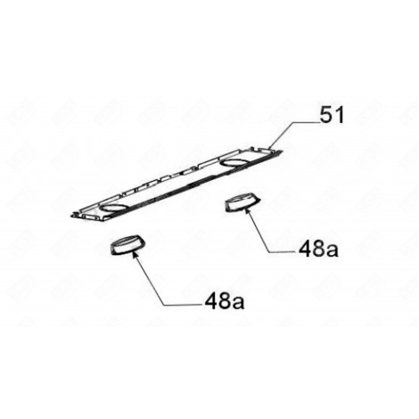 LAMP COVER (MARK 51) EXTRACTOR HOOD - 49034023