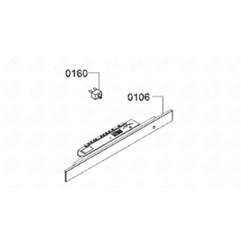 PROGRAMMED COMMAND MODULE (REFERENCE 0106) REFRIGERATOR, FREEZER - 12004813