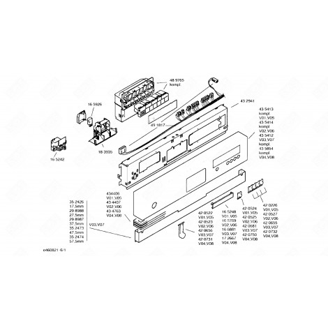 BUTTON (MARK 42 0527) DISHWASHER - 00420527