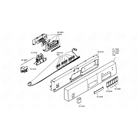 PANEL (REFERENCE 217359) DISHWASHER - 00217359