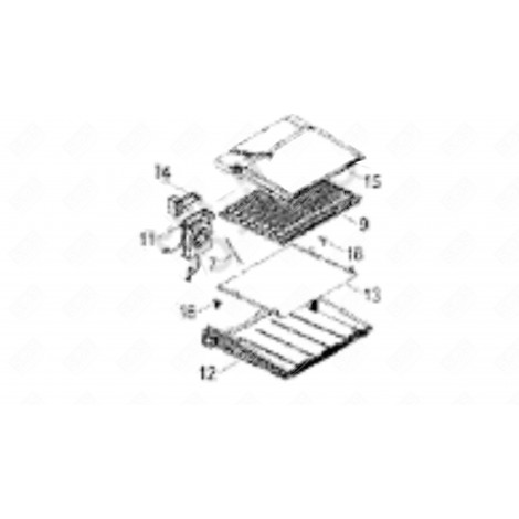 COMPACT FAN REFRIGERATOR, FREEZER - 7413452