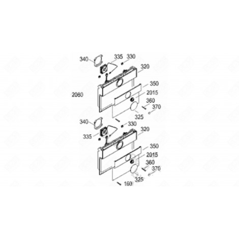 FAN (MARK 335) REFRIGERATOR, FREEZER - 6108176