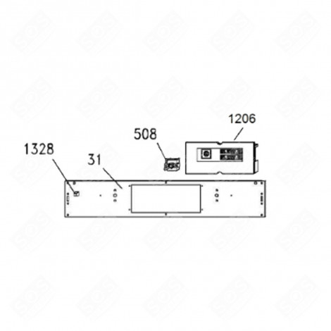 PROGRAMMED MODULE CODE 1206 GAS / ELECTRIC OVENS - 49033411