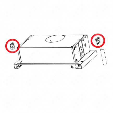 SIDE MOUNTING LOCK EXTRACTOR HOOD - 9197065435