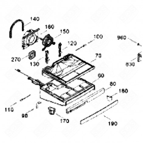 FINNED EVAPORATOR (MARK 60) REFRIGERATOR, FREEZER - 9884118