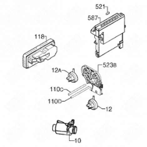 MODULE (REFERENCE 587) DISHWASHER - 973911535018007