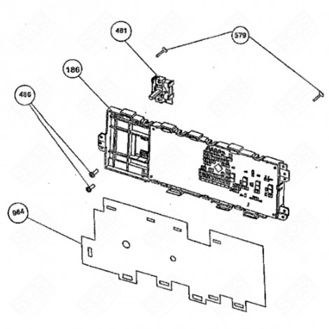 SWITCH (REFERENCE NUMBER 481) WASHING MACHINES - 23645