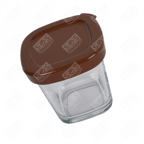 POT + LID BROWN YOGHURT MAKER - SS-1530000808