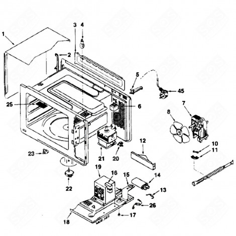 MICA PLATE (MARK 25) MICROWAVE OVENS - 75X1700