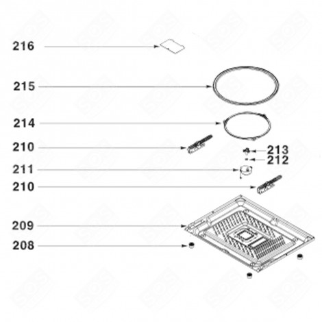 TURNTABLE MOTOR MICROWAVE OVENS - AS0035148