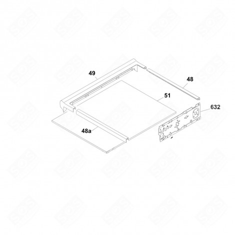 WORK TABLE (MARK 51) WASHING MACHINES - 91500881