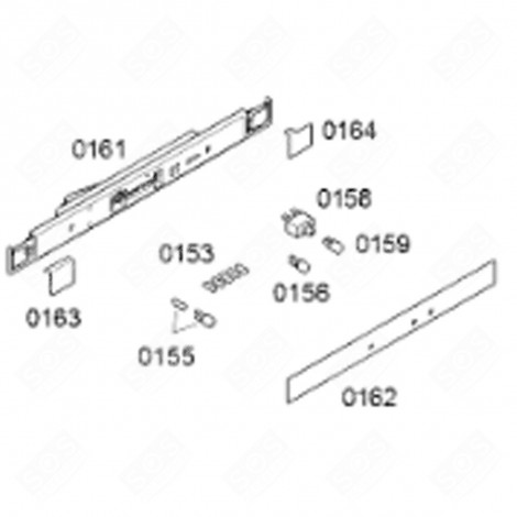 CONTROL PANEL (REFERENCE 161) REFRIGERATOR, FREEZER - 11005814