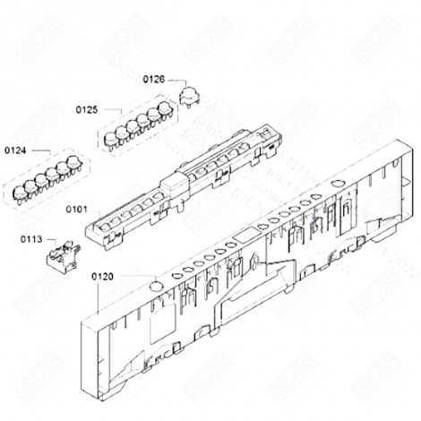 CONTROL PANEL DISHWASHER - 00768300