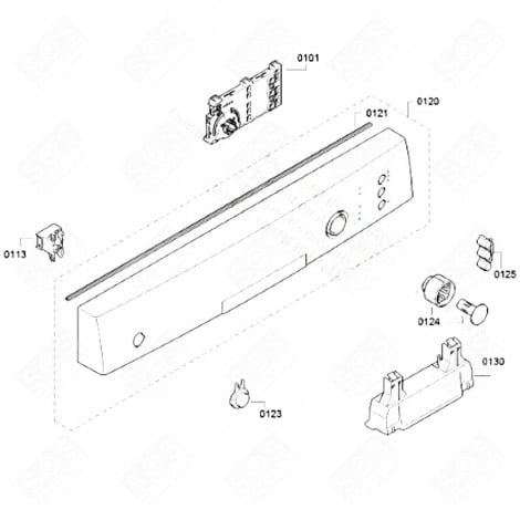 CONTROL PANEL DISHWASHER - 00704452