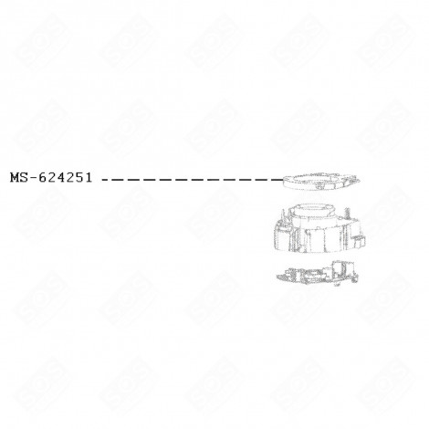 INSULATOR / RESISTANCE NESPRESSO VERTUO PLUS COFFEE MAKER, ESPRESSO - MS-624251