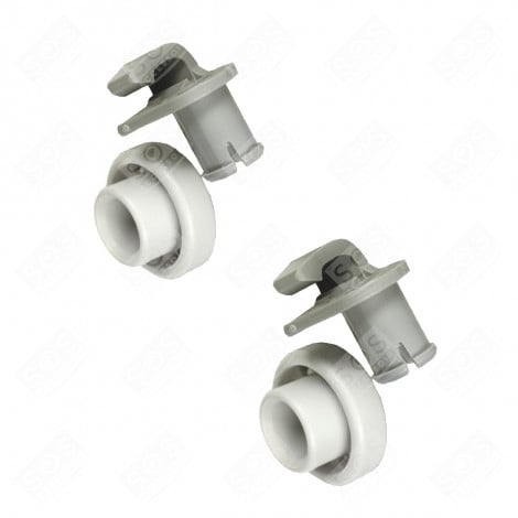 SET OF 2 UPPER BASKET WHEELS DISHWASHER - 00424717