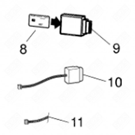 ELECTRONIC MODULE (REFERENCE 8) REFRIGERATOR, FREEZER - C00310718