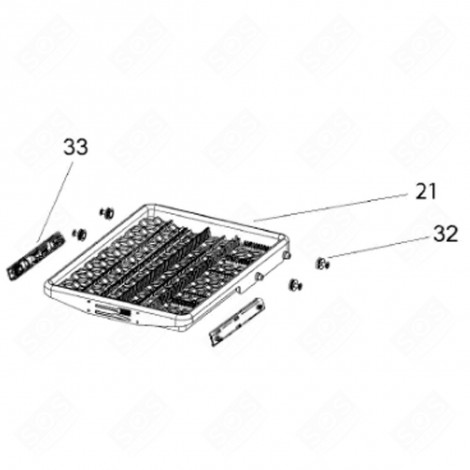 CUTLERY DRAWER (MARK 21) DISHWASHER - C00536776