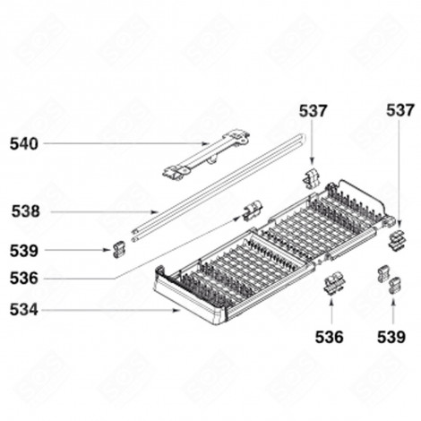 CUTLERY BASKET (MARK 534) DISHWASHER - AS0029507