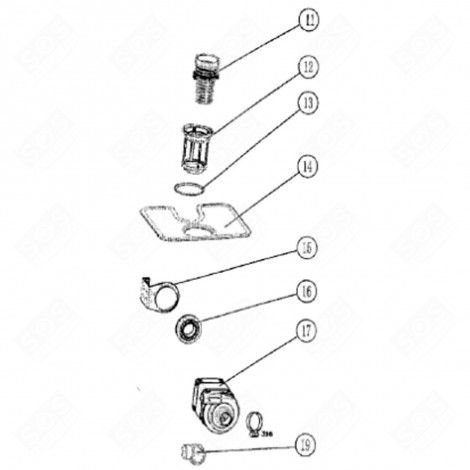 CIRCULATION PUMP DISHWASHER - 423C84