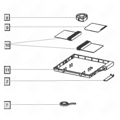 MODULE (MARK 11) ELECTRIC / GAS HOBS - 0A101880