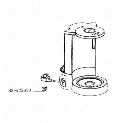 SWITCH (REF. MS-622533) COFFEE MAKER, ESPRESSO - MS-622533