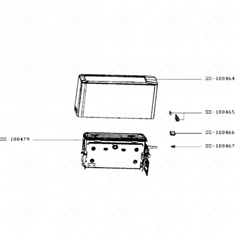 COOKING COMPARTMENT (REFERENCE SS-188479) SMALL HOUSEHOLD APPLIANCE - SS-188479