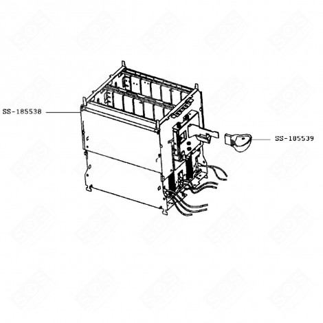 COOKING COMPARTMENT (MARK SS-185538) SMALL HOUSEHOLD APPLIANCE - SS-185538