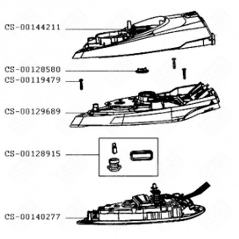 COMPLETE SOLE (MARKING CS-00140277) STEAM IRONS / STEAM GENERATOR IRONS - CS-00140277