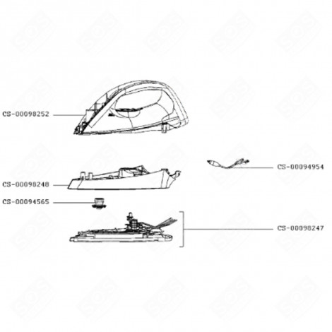 COMPLETE SOLEPLATE STEAM IRONS / STEAM GENERATOR IRONS - CS-00098247