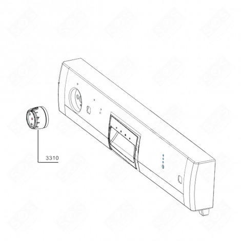 ROTARY BUTTON (MARKING 3310) DISHWASHER - 1748651200