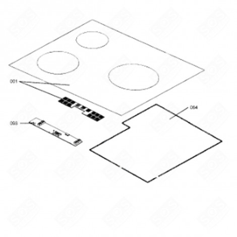 POWER BOARD (MARK 098) GAS / ELECTRIC OVENS - 3871326033