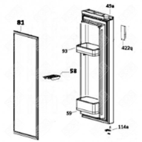 GASKET (MARK 81) REFRIGERATOR, FREEZER - 49033693