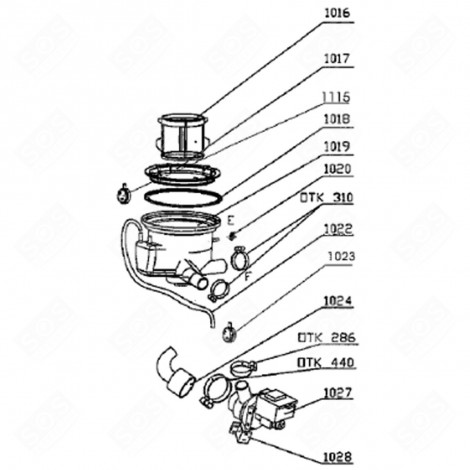 MICRO FILTER (REFERENCE 1016) DISHWASHER - 35844