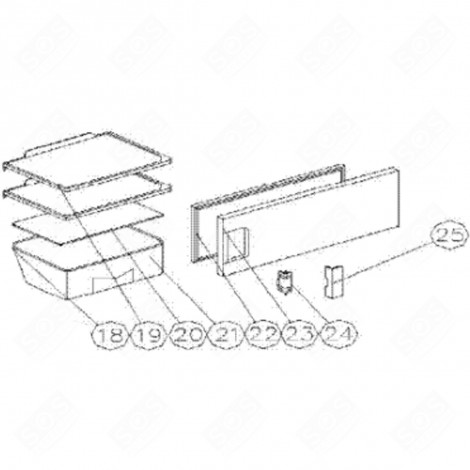 SHELF, RACK (MARK 19) REFRIGERATOR, FREEZER - 374F03 