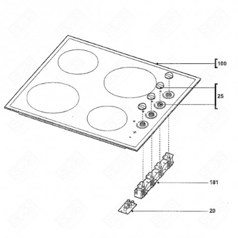 LEVER (MARK 25) GAS / ELECTRIC OVENS - 412F91