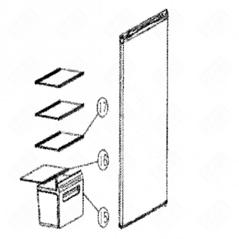 SHELF, SHELVING (MARKING 17) REFRIGERATOR, FREEZER - 377A79