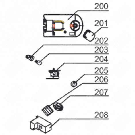 THERMOSTAT (MARK 204) REFRIGERATOR, FREEZER - AS6020213