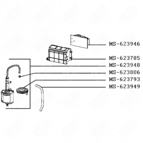 COLLAR (REFERENCE MS-623806) COFFEE MAKER, ESPRESSO - MS-623806