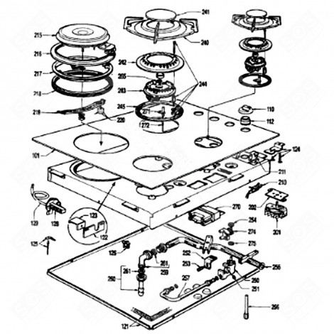 LEVER (MARK 110) ELECTRIC / GAS HOBS - 77X3334