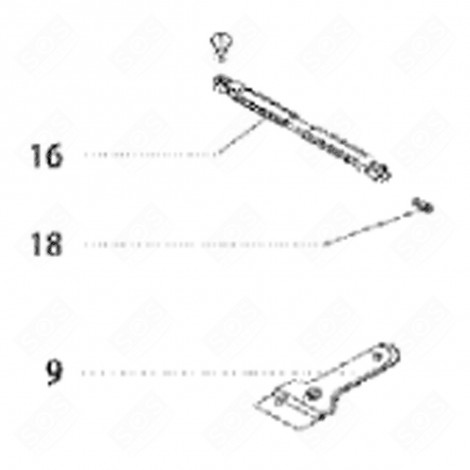 SCRAPER (MARK 9) ELECTRIC / GAS HOBS - 71X2856