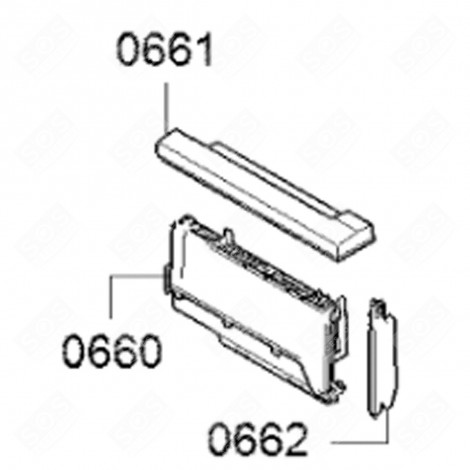 ELECTRONIC BOARD, CONTROL MODULE (REFERENCE 660) DISHWASHER - 12011484