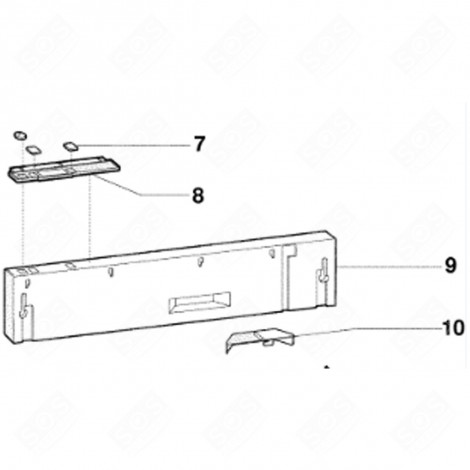 ORIGINAL DASHBOARD (MARK 9) DISHWASHER - C00290722, 482000088778