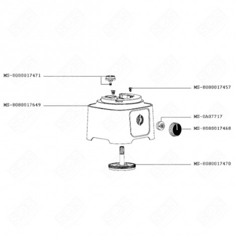 DRIVE (MARKING 8080017471) FOOD PROCESSOR - 8080017471