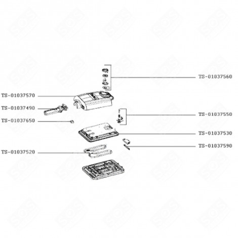 FUSE (MARK TS-01037640) WAFFLE, TOASTED SANDWICH MAKER - TS-01037640